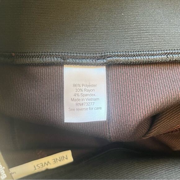 NWT! Nine West Leggings Plum Size Small - Picture 5 of 14